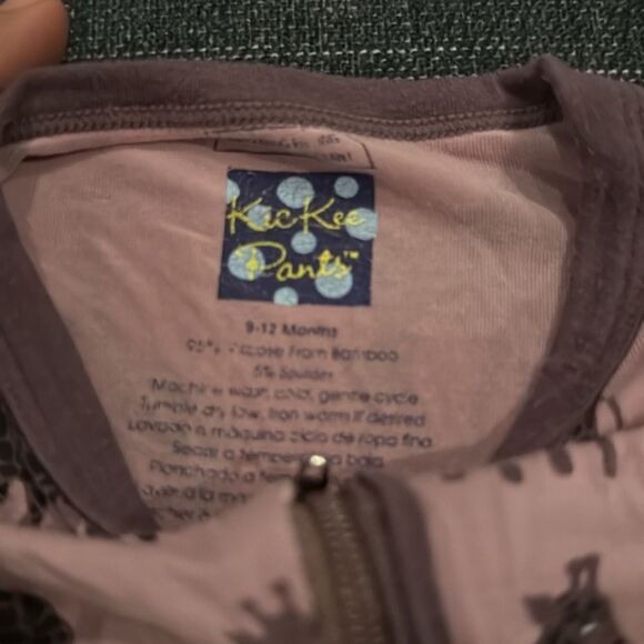 Kickee pants Giraffe Print Kids One Piece Pajama 9-12m - Picture 3 of 4